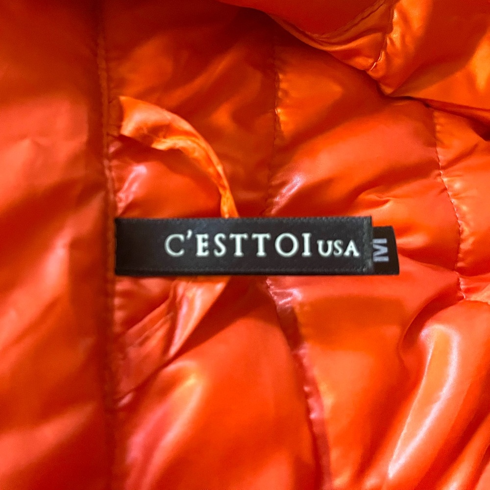 Lightweight Packable Vibrant Orange Junior Sz Med… - image 3